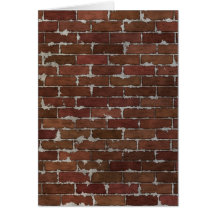 Red Brick Wall Cards