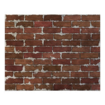Red Brick Wall Photo Print