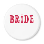Red Bride Fridge Magnet