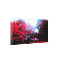 Red Bridge Canvas Prints