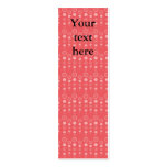 Red bubble pattern business cards