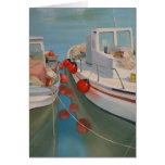 Red Buoys, Greece Greeting Cards