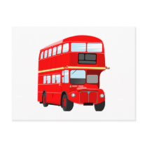 Red Bus Post Card