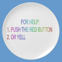 Red button plates