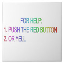 Red button tiles