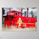 Red Caboose Poster