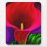 Red Cala Lily Flower Painting Art - Multi Mouse Pads