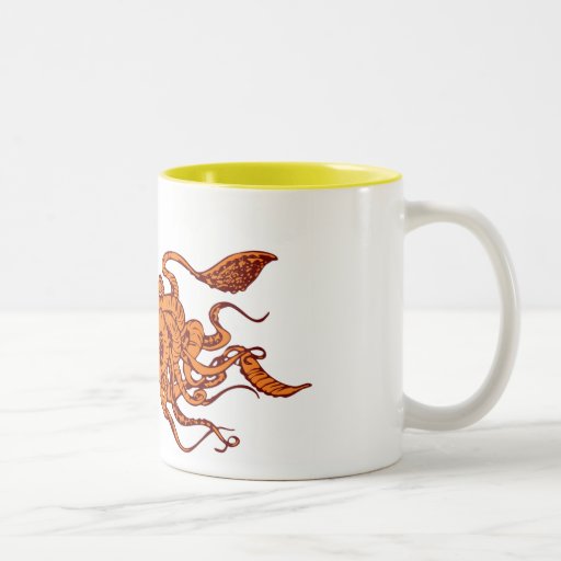 RED CALAMARI MUG
