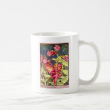Red Campion Fairy Mugs