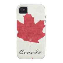 red Canadian maple leaf iPhone 4/4S Cover