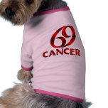 Red Cancer Horoscope Symbol pet clothing