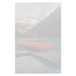 Red Canoes at Lake Louise Stationery Paper