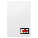 Red Cap Gold Tassel stationery