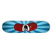 Red Capsule Skateboard Deck