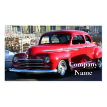 Red Car business card