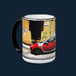 Red Car on Athens Street Mug