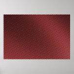 Red Carbon Fibre Patterned Print