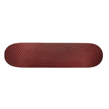 Red Carbon Fibre Patterned Skateboards
