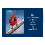 RED CARDINAL: BIRD: SNOW: ARTWORK
