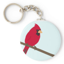 Red Cardinal Key Chains