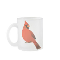 Red Cardinal Male Bird Coffee Mug