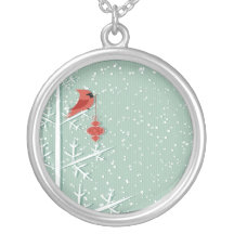 Red Cardinal Necklace
