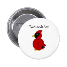 Red cardinal pins