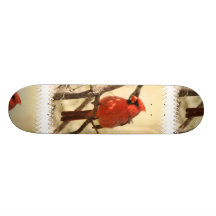 Red Cardinal  Skateboard