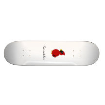 Red cardinal skateboard decks