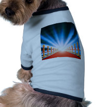 Red carpet entrance dog tee shirt
