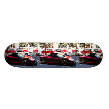 Red cars skateboard decks