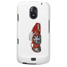 Red Cartoon Car Art Samsung Galaxy Nexus Case