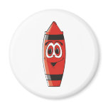 Red Cartoon Crayon magnets