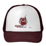 Red Cell Mesh Hat