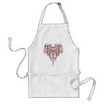 Red Celtic Heart Knot Apron