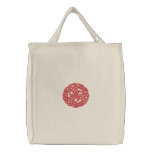 Red Celtic Irish Knotwork Design 2 Pattern Canvas Bag
