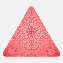 Red Chakra Mandala Sacred Geometry Stickers