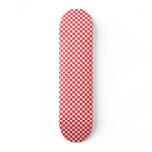 Red Check Skate Deck