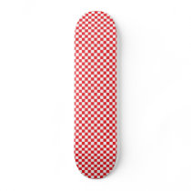 Red Check Skate Deck