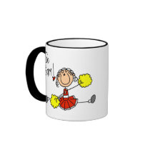 Red Cheerleader Mug