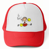 Red Cheerleader T-shirts and Gifts Trucker Hats