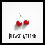 Red Cherries invitations