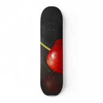 Red Cherry In Dark Skateboard