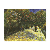 Red Chestnuts in Arles Park, Vincent van Gogh Postcard