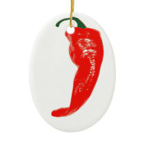 red chili pepper Christmas Ornament