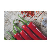 Red Chili Pepper Gallery Wrap Canvas