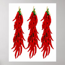 Red Chili Peppers Print Poster