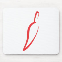 Red Chili Vegetable Icon Mousepad
