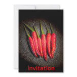 Red Chilli Peppers Invitation