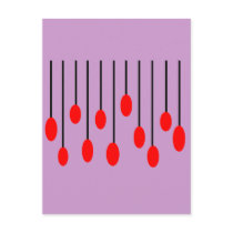 Red Chimes Post Cards